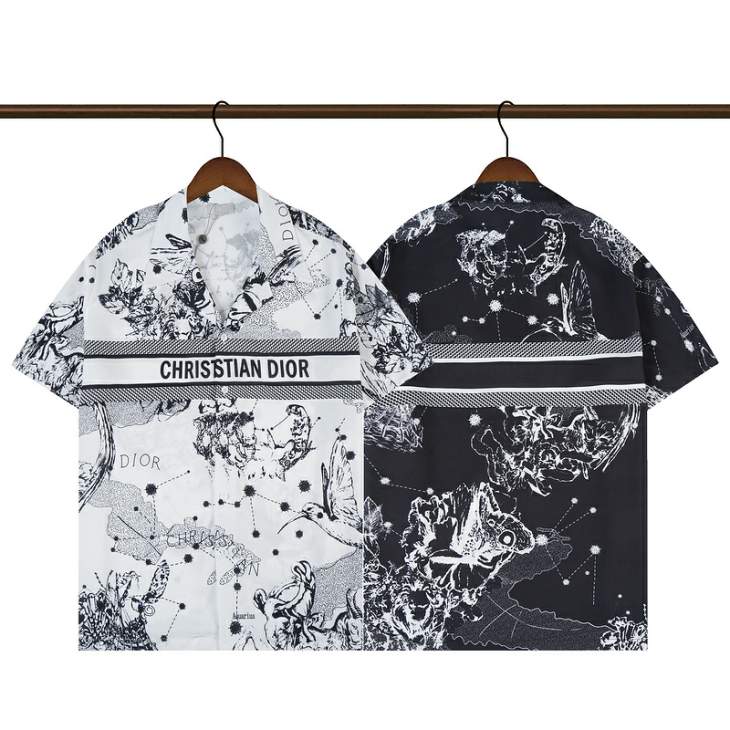 Picture of Dior Shirts Short _SKUDiorM-3XLystfQ16128258
